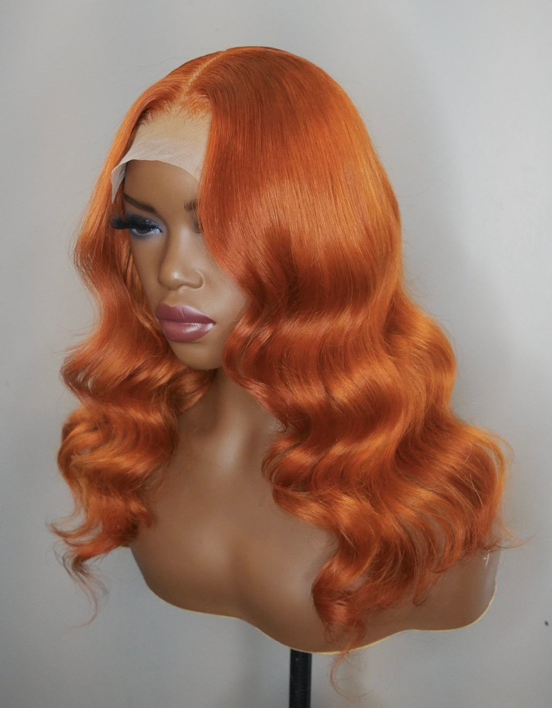 16 Inch Middle Part Closure Wig