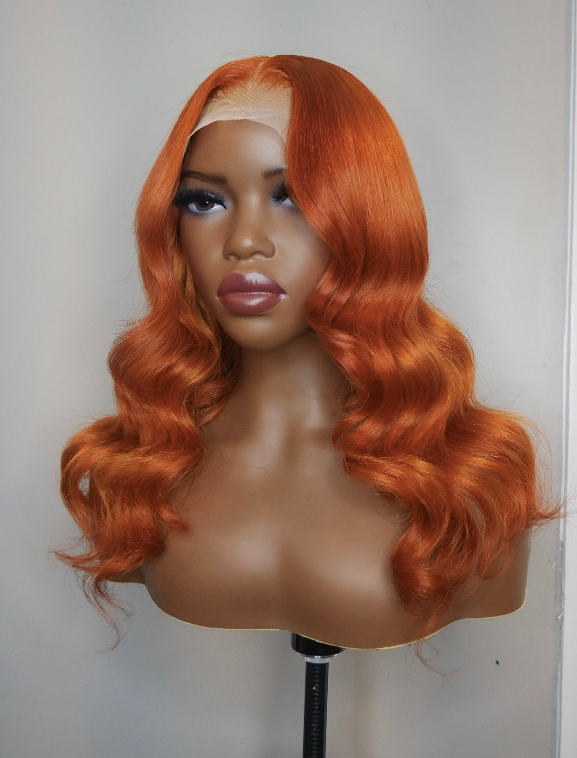 16 Inch Middle Part Closure Wig