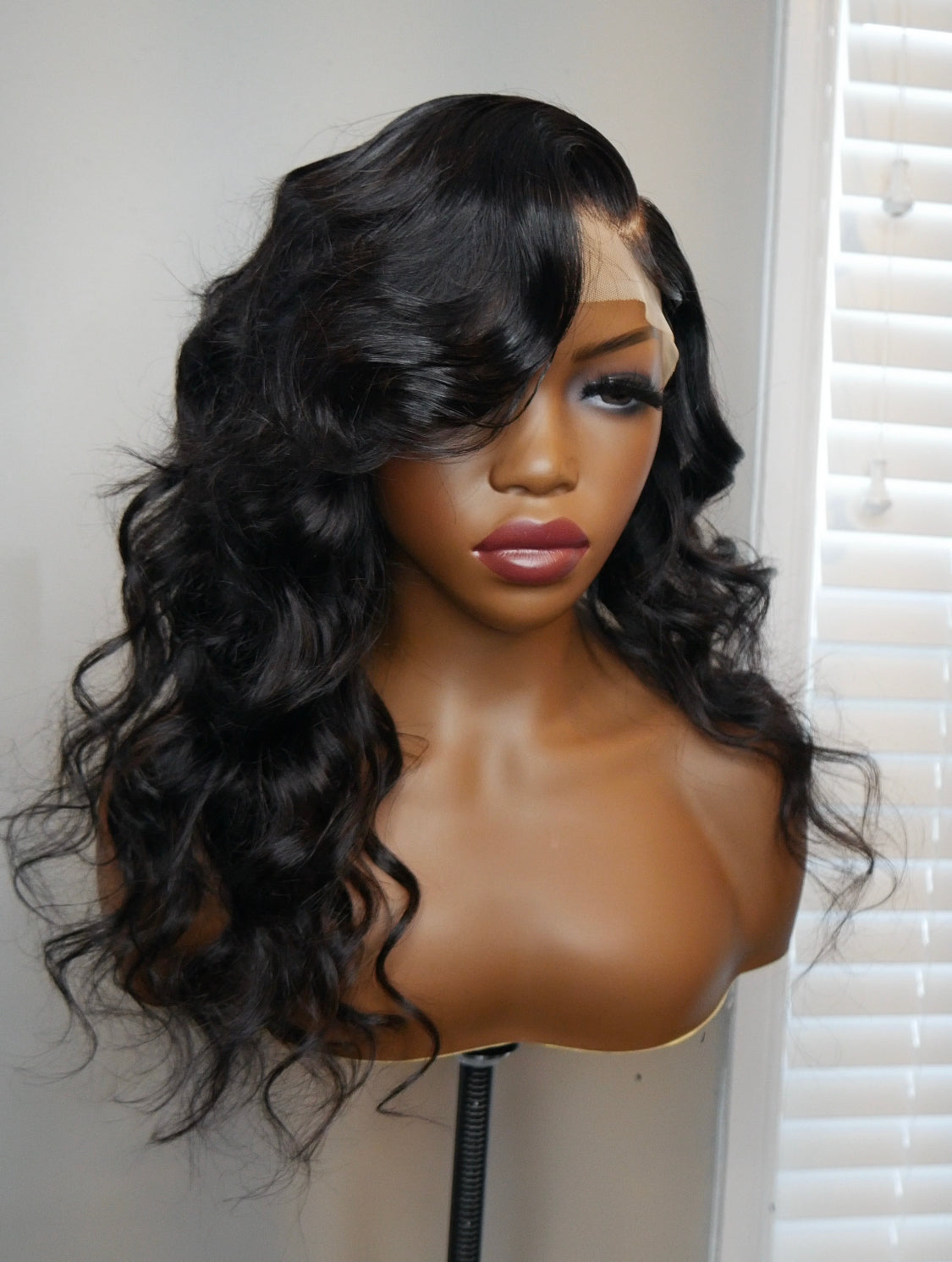 18 Inch Side Part Closure Wig
